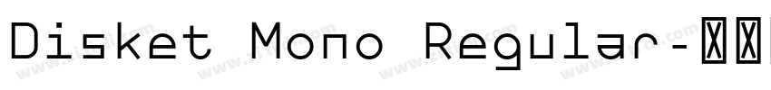 Disket Mono Regular字体转换